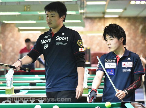 田中汰樹（左）&杉山功起（右）