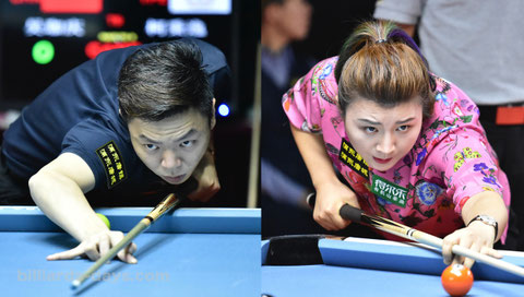 呉珈慶と付小芳　※写真は2018 China Openにて