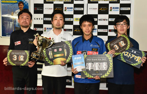 Naoyuki Oi (l2) won 2018 JPBA Grand Prix East stop#3.