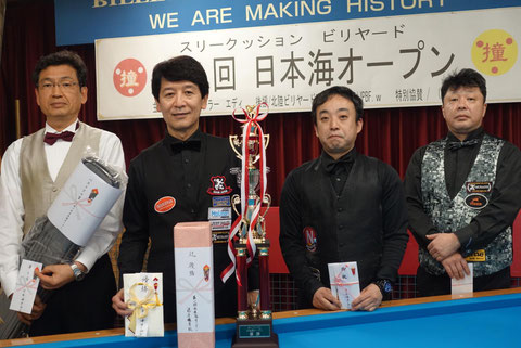 Tatsuo Arai won 2019 Nihonkai Open in Ishikawa　Photo : Kei Ohnishi