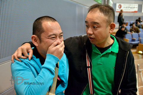 USTREAMで観ていた北谷好宏（右）が本人に事情を確認