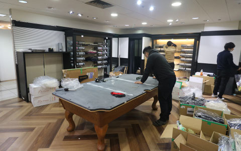 施工時の様子（写真提供：NEW ART）