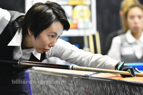 河原千尋　※今年の韓国グリ国際9ボールにて