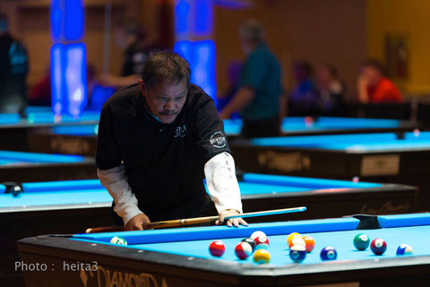 Efren Reyes 写真は今年のダービーシティクラシックにて