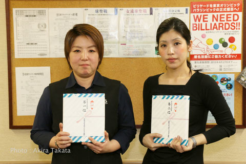 西日本代表になった松元選手（左）と堀内選手