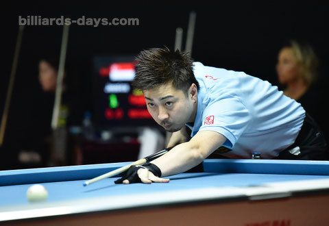 Naoyuki Oi won 2018 CBSA Beijing Miyun 9-Ball International Championship　※写真は2018 China Open