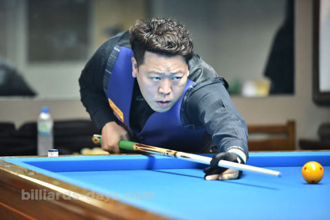 Kang Dong Koong won 2018 3 cushion Japan Cup