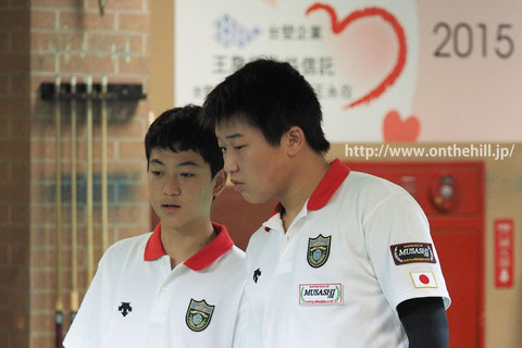 Takeshi Hayashi (Left) & Taiki Tanaka, in doubles match