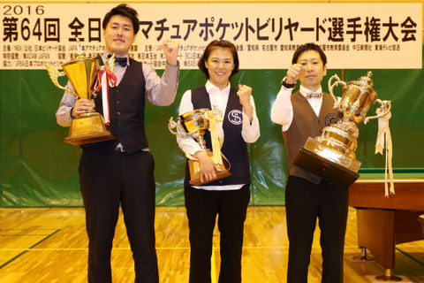 昨年（2016年）の各クラス優勝者