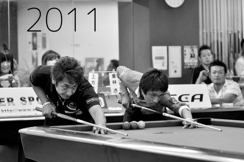 Toru Kuribayashi (left) & Hayato Hijikata (right), 2011