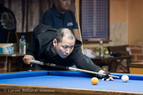 Runner-up : Takao Miyashita　Photo : Carom Seminar