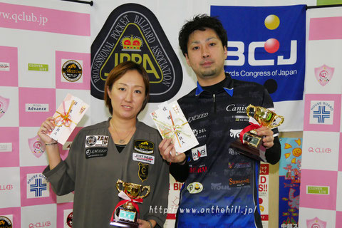 2016 TOKAI Grand Prix Winners. Miyuki Kuribayashi & Naoyuki Oi