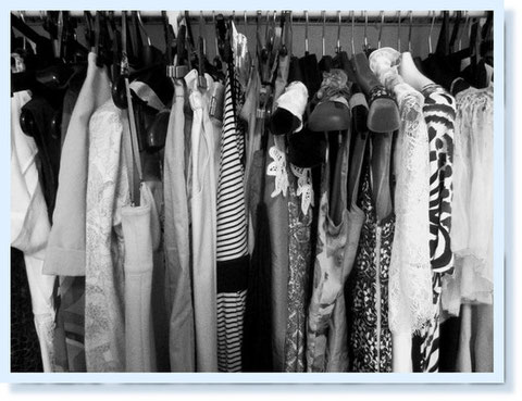 my closet。ハイクラスのものもミドルクラスのものも、古着もみんなこのなかではブランドものに変身(笑)ーなんてことないTシャツもジルサンダーになっちゃう魔法の空間(笑)!
