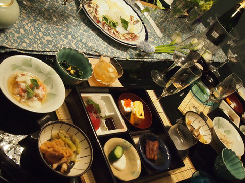 やはり感想とおり、作りたての タイのかぶら蒸しと、ステーキと、ハマグリのお吸い物がとても美味しかったです^^