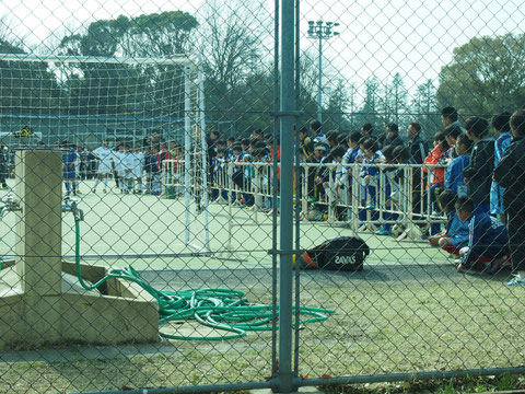 サッカー少年、かわいいな♪