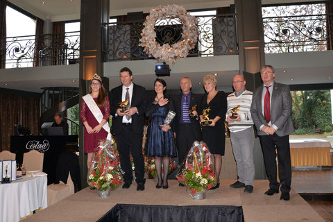 Le podium de St Vincent International, remporté par Claude LEDOUX