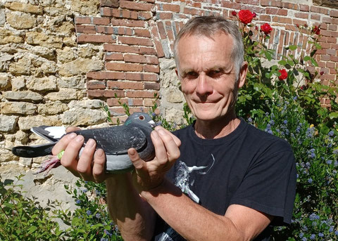 "2073 / 2020"  Eowin   1ère Fédéral AURILLAC Femelles sur 2.000 pigeons (4° sur 5.501 pig)
