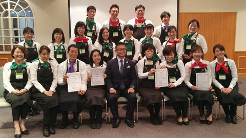 2018年3月 第7回野菜ソムリエアワード九州地区予選 野菜ソムリエ部門 準優勝 山本代表
