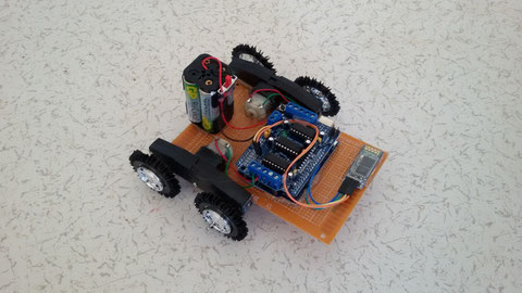 Sesle Kontrol Edilen Robot Arduino