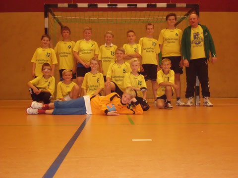 Mit neuer Mannschaft startet die männliche d-Jugend um das Trainergespann Fred Brockhoff und Paul Homann in die kommende Saison 2014/2015.