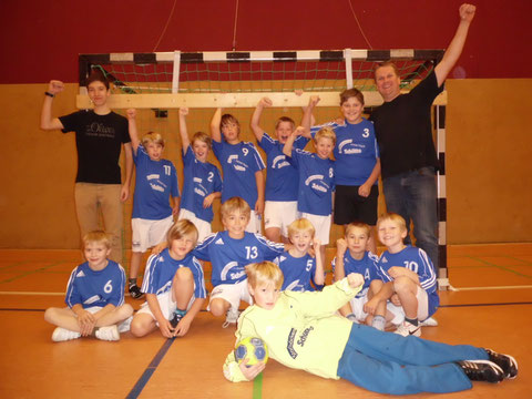 Die m.E. Jugend mit dem Trainergespann 2012/2013