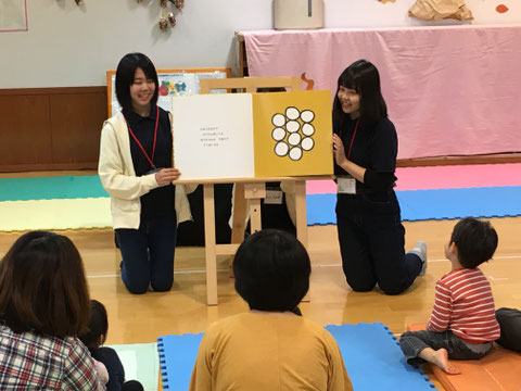 島根県立大学松江キャンパスの学生さんたちの活動風景です。