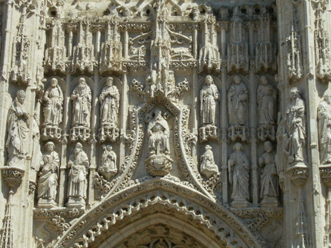 Arbre de Jessé, portail de l'église abbatiale de St Riquier