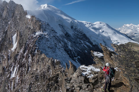 Weissmies Nordgrat, Weissmies N-Grat, Firngrat, Wallis, Hochtour
