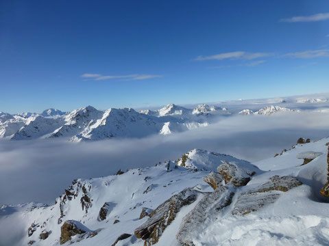 Skitour, Radüner Rothorn, Davos, Flüelapass, Graubünden