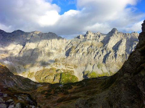 Chli Krönten, Ostgrat, Kröntenhütte, Schlossberg, Sunnige Stöck, Steichele