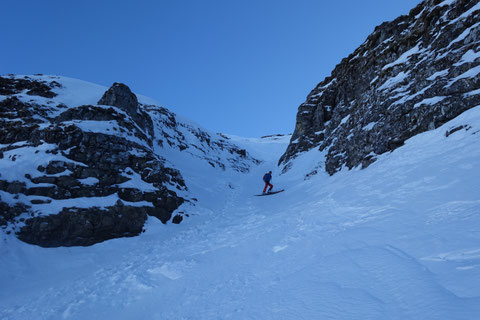 Mieserenstock, Skitour, Couloir, Studen, Schwyz, Schweiz, Touren Zentralschweiz