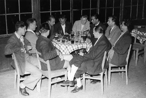 März 1954: Gründungsmitglieder Foto-Amateur-Club