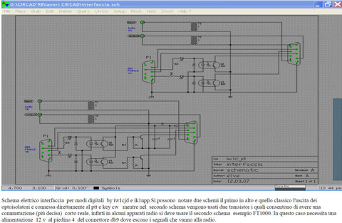 Schema scheda intefaccia home made