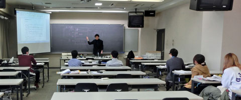 京都文教大学での授業風景