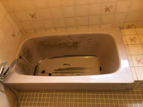 カラーステンレス浴槽再生塗装