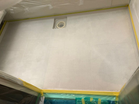 ユニットバス洗い場再生塗装