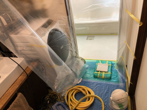 ユニットバス洗い場再生塗装