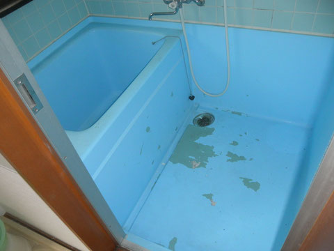浴槽塗装 早目に施工お願いします