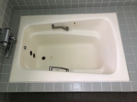 鋳物琺瑯浴槽修理、塗装