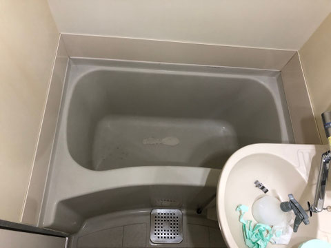 ユニットバス壁面錆修理