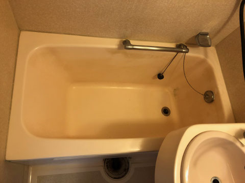 浴槽塗装剥がれ再生塗装