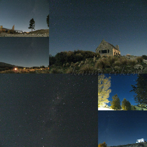 lake tekapo　星空