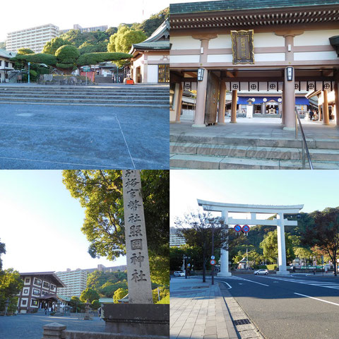 夕方から照国神社