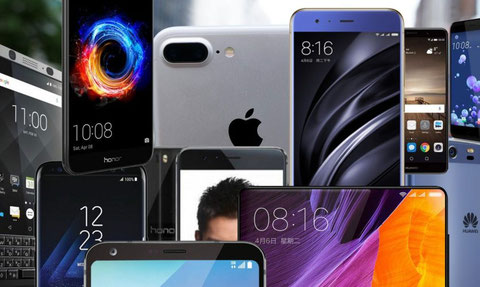 Apple, iPhone, Samsung, Galaxy, Sony, Xperia, Huawei, Motorola, Nokia, LG, htc, wiko, emporia, Doro, beafon, cat, Lenovo