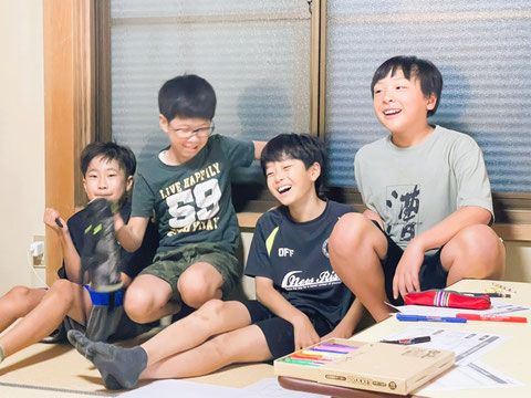 笑顔が絶えない子供たち