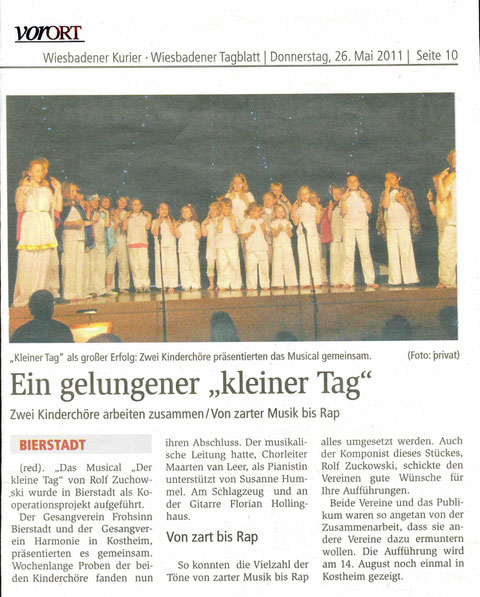 die erste Aufführuhng im Bären
