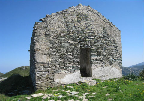 Morsiglia - Chapelle Saint Augustin - La façade en 2017