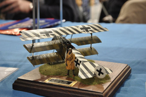 Stand de Brem : superbe Fokker Triplan pour le centenaire 14-18