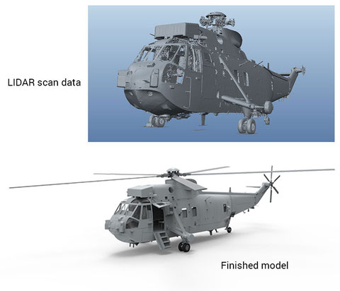 Unnouveau moule au 1:72 pour un grand classique : le Sea King.