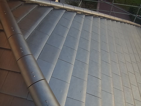 瓦屋根塗装完了　熊本〇様宅